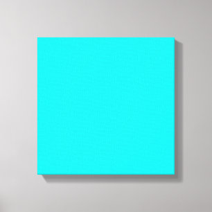 colour aqua cyan canvas print