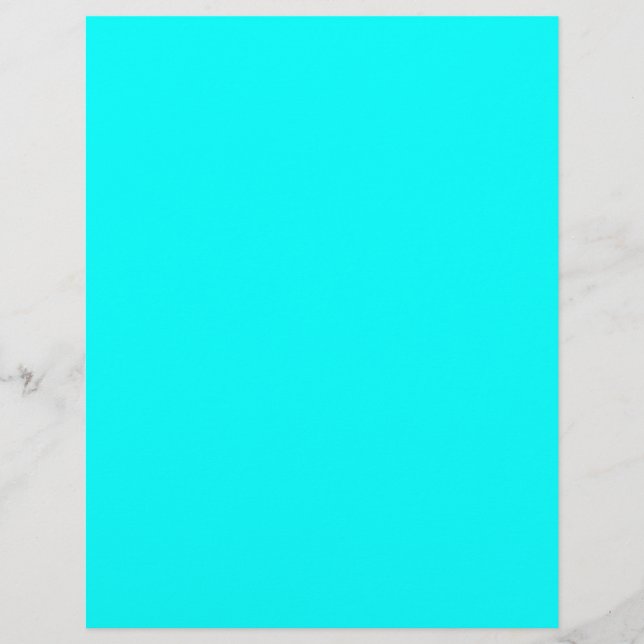 colour aqua / cyan flyer (Front)