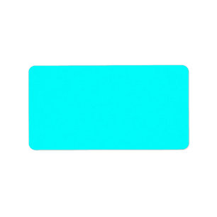 colour aqua / cyan label