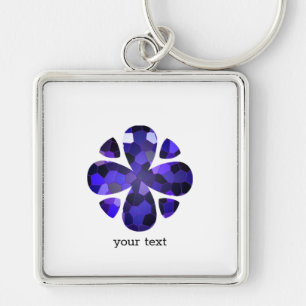 Colour Art, Blue Keychain