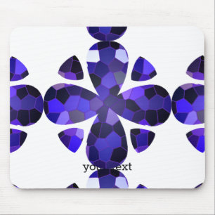 Colour Art, Blue Mouse Pad