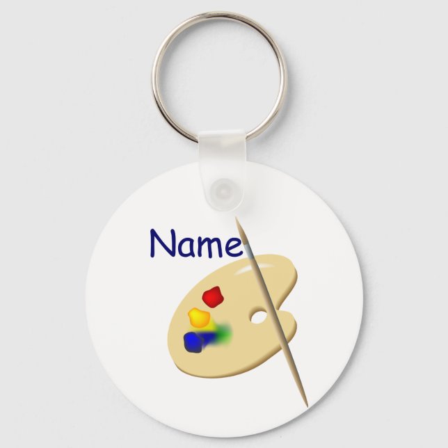 Colour Artist Palette Keychain (Front)
