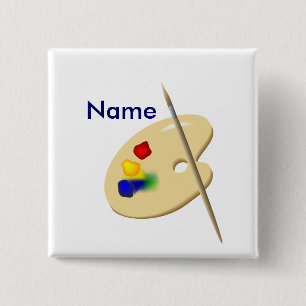 Colour Artist Palette Pin Back Button
