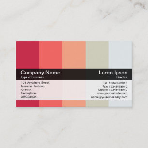 Colour Band - Black - Colours Business Card