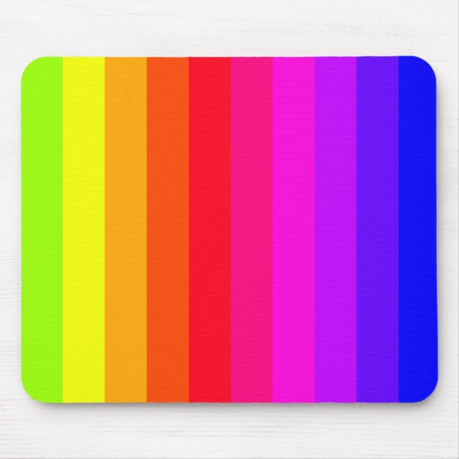 Colour Bars 01 Mouse Pad (Front)