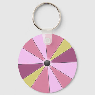 Colour Beams Pink Keychain