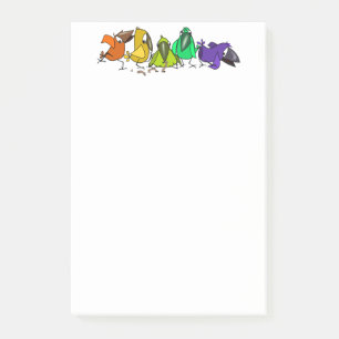 Colour Birds Post-it® Notes