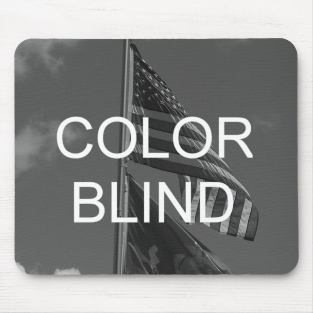 Colour Blind Greyscale Flags Mouse Pad (Front)