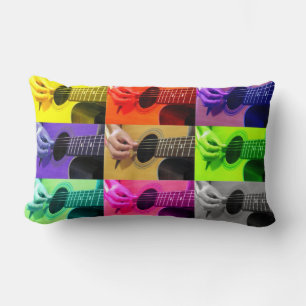 Colour Blind Guitar  -  Throw Pillows