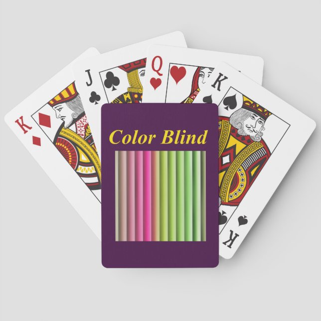 Colour Blind Playing Cards (Back)