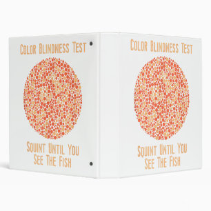 Colour Blind T Shirt - Funny Colour Blindness Test Binder