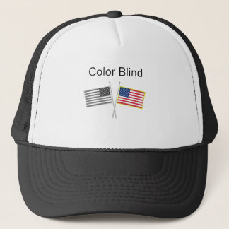 Colour Blind Two Flags Trucker Hat