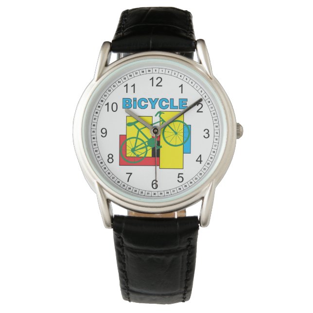 Colour Block Bike Watch (Front)