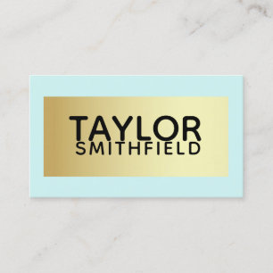 colour block business card