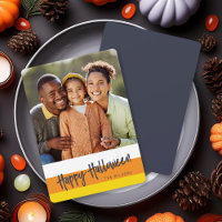 Colour Block Candy Corn Happy Halloween Photo