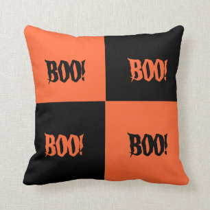 Colour Block Halloween Pillow