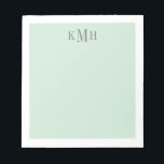 Colour Block Mint Notepad<br><div class="desc">Colour block in mint with a crisp white border.</div>