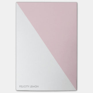 Colour Block - Pink Personalized Post-it® Notes