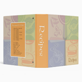 Colour Block Recipe Binder