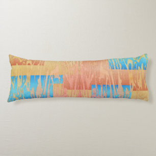 Colour Block Scratch Body Pillow