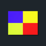 Colour Block Streched Canvas Print<br><div class="desc">Lovely fresh design</div>