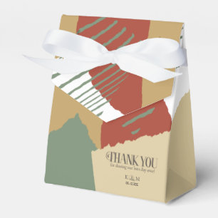 Colour Block Wedding Autumn ID740 Favor Box