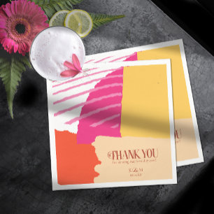 Colour Block Wedding Summer ID740 Napkin