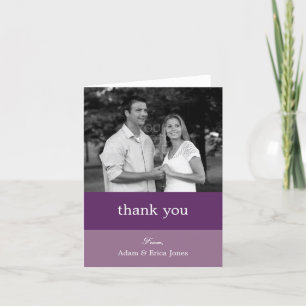 Colour Blocks Thank You Cards (Purple)