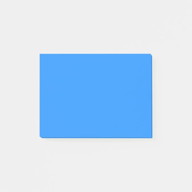 colour blue post-it notes (Front)