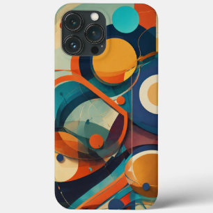 colour brown blue yellow iPhone 13 pro max case