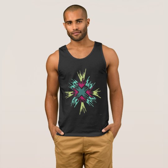 Colour Burst Abstract Tank