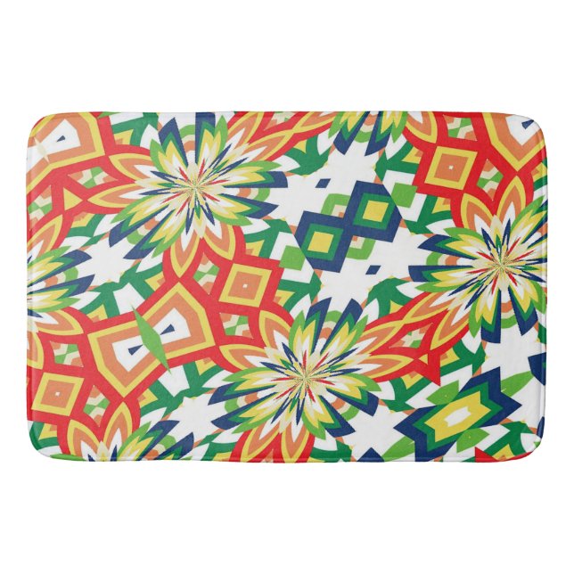 Colour Burst Bath Mat (Front)