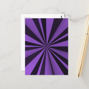 Colour Burst - Purple Postcard