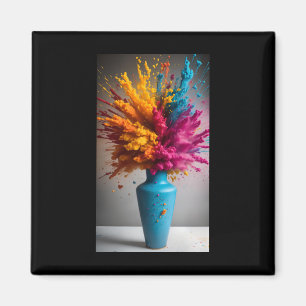 Colour Burst Sticker Magnet