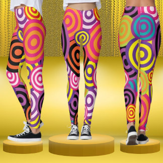 "Colour Burst Target Leggings" Leggings