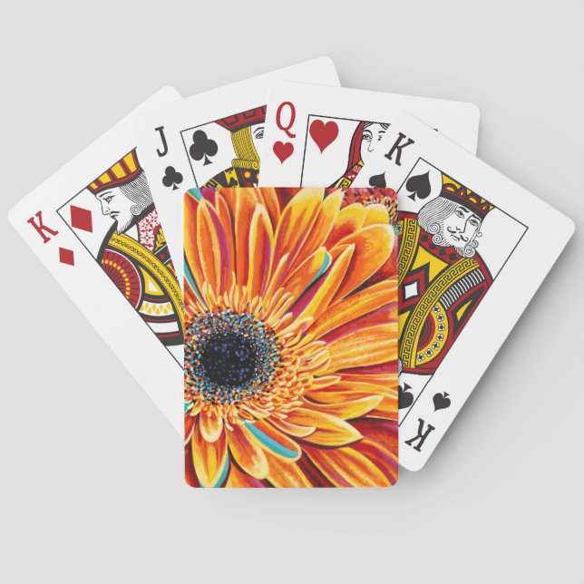 Colour Bursts II Playing Cards (Back)