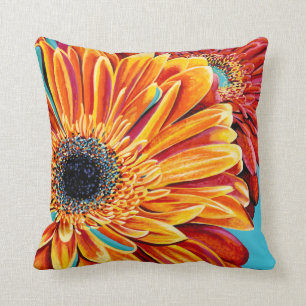 Colour Bursts II Throw Pillow