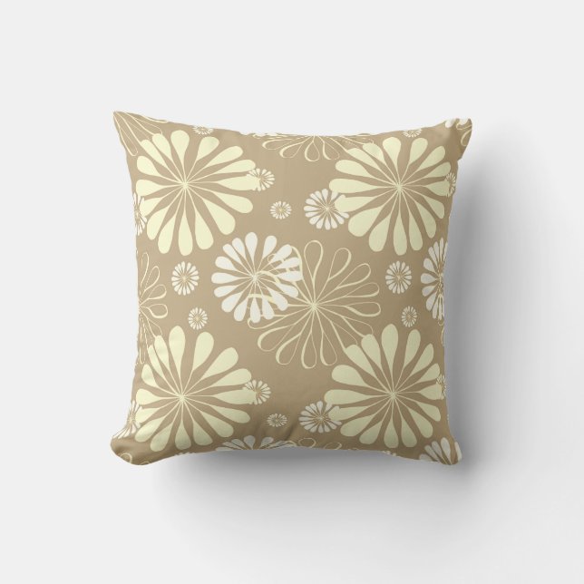 Colour Bursts Throw Pillow (Front)