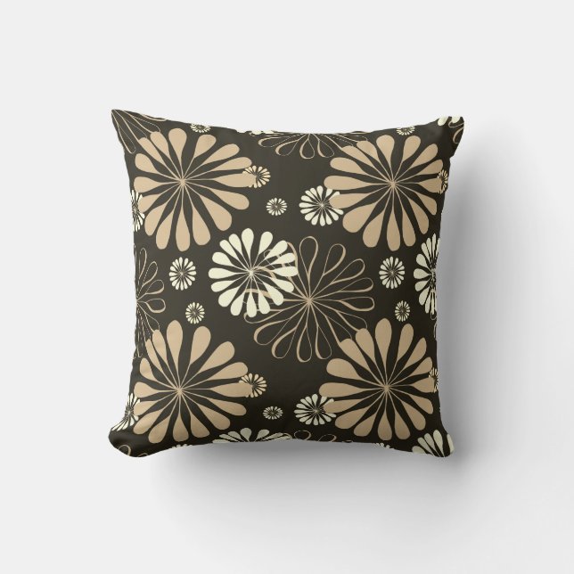 Colour Bursts Throw Pillow (Front)