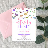Colour Butterfly Flirty Thirty 30th Birthday Party