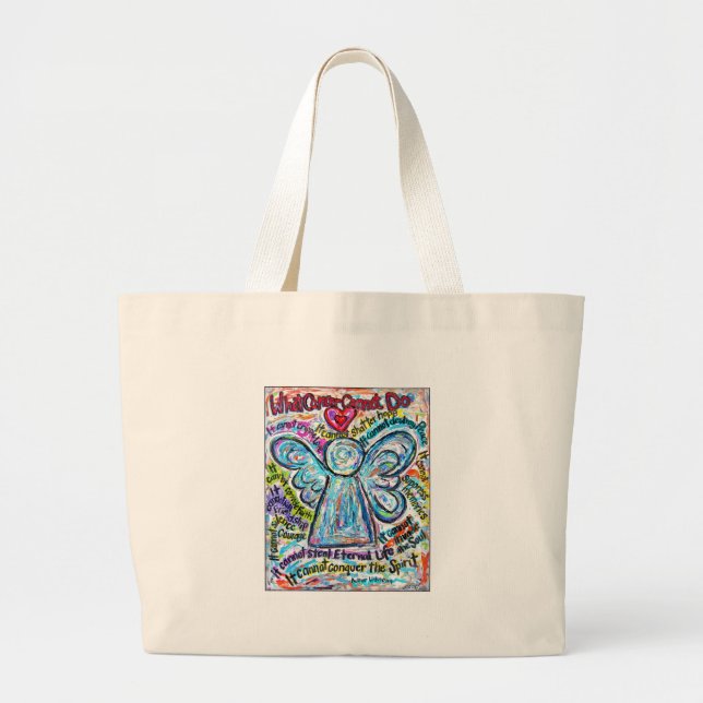 Colour Cancer Angel Bag (Front)