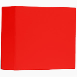 colour candy apple red binder