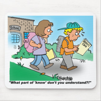 Colour Cartoon School Kids Mousepad