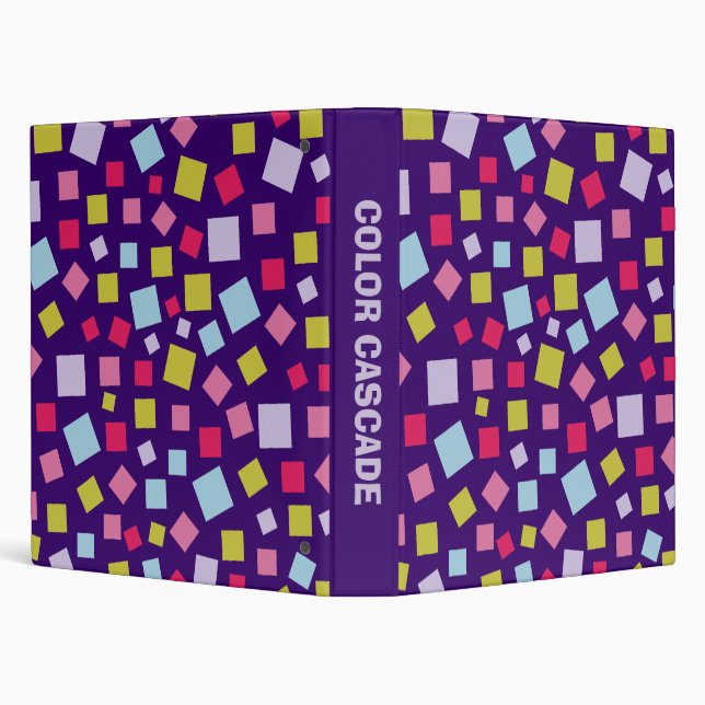 Colour Cascade (1.0in) - Deep Purple Binder (Background)
