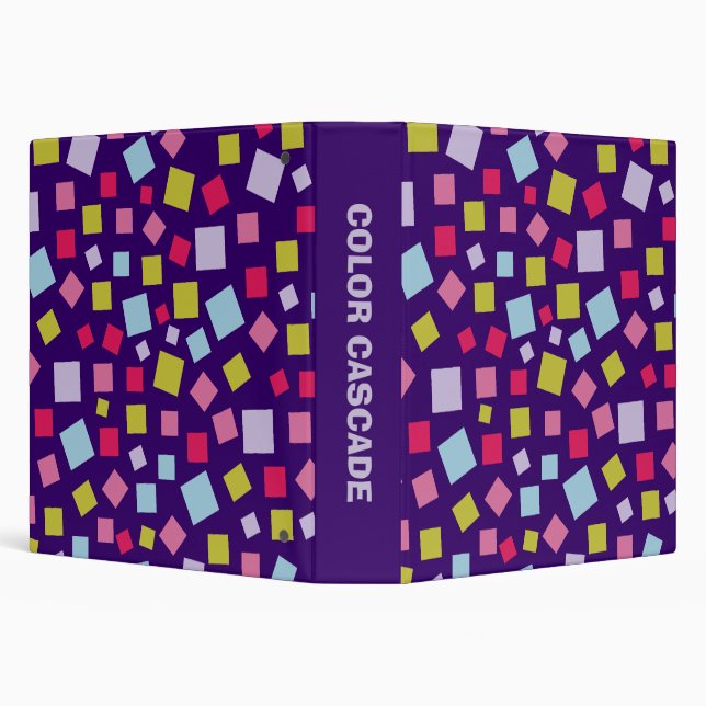 Colour Cascade (1.5in) - Deep Purple Binder (Background)