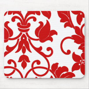 Colour Changeable Damask Mouse Pad