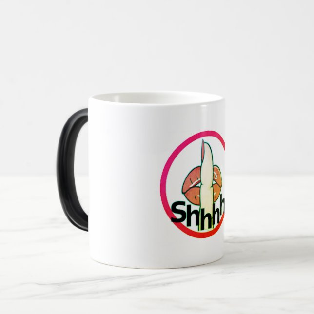 Colour changing coffee mug (shhhh!!) (Front Left)