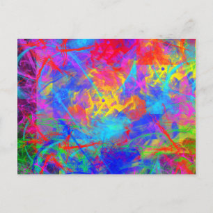 Colour Chaos Postcard