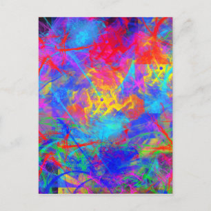 Colour Chaos Postcard