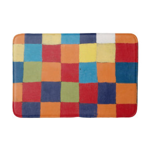 Colour Chart 'Qu 1' by Paul Klee Bath Mat